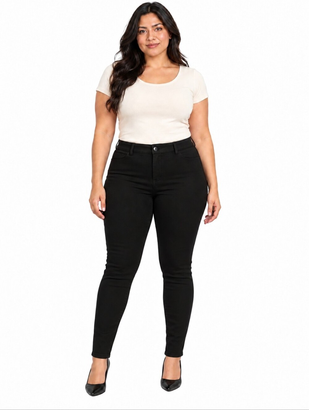 Black Women’s Skinny Ponte Pants